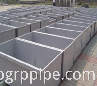 Cathode copper electrolytic refining polymer concrete cell glass reinforced plastic electrolytic cell